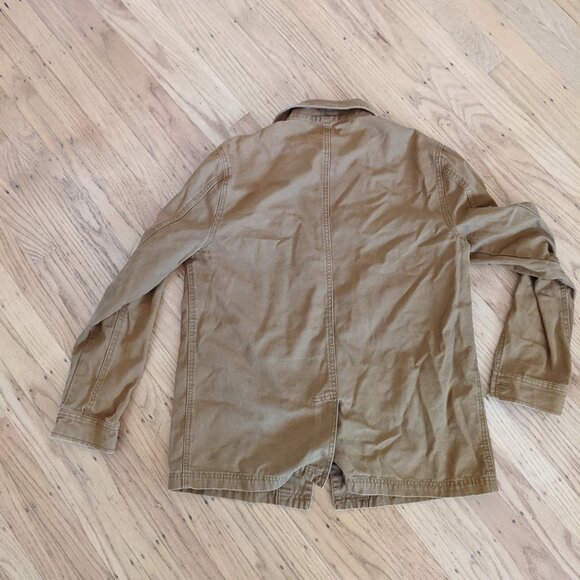 Chore Jacket - Tan Lightweight Canvas - Men’s Size M - Charles And A Half - Picture 4 of 4